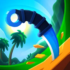 Скачать взлом Flippy Knife: 3D flipping game (Флиппи Найф)  [МОД Mega Pack] - полная версия apk на Андроид