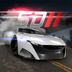 Скачать взломанную Street Drag 2: Real Car Racing (Стрит Дрэг 2)  [МОД Menu] - полная версия apk на Андроид