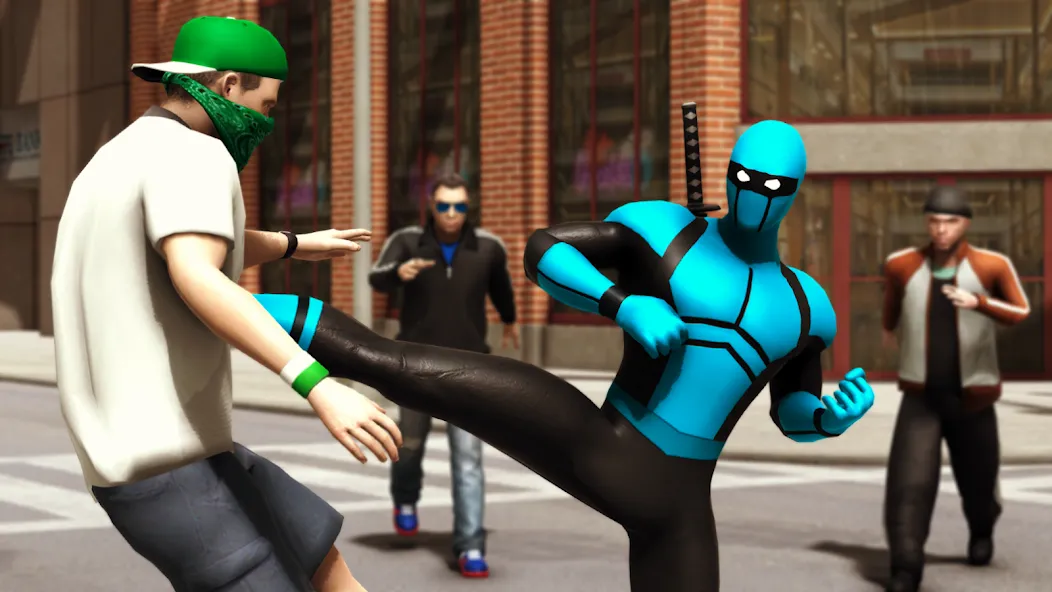 Blue Ninja : Superhero Game (Блу Ниндзя)  [МОД Бесконечные монеты] Screenshot 1