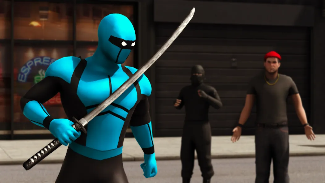 Blue Ninja : Superhero Game (Блу Ниндзя)  [МОД Бесконечные монеты] Screenshot 2