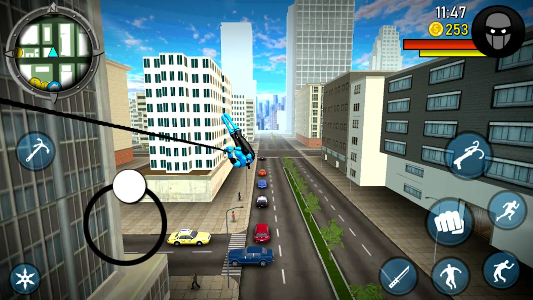 Blue Ninja : Superhero Game (Блу Ниндзя)  [МОД Бесконечные монеты] Screenshot 5