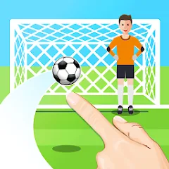 Взлом Penalty Shootout Game Offline (Пенальти игра без подключения к интернету)  [МОД Все открыто] - стабильная версия apk на Андроид