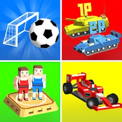 Взлом Cubic 2 3 4 Player Games (убик 2 3 4)  [МОД Все открыто] - полная версия apk на Андроид