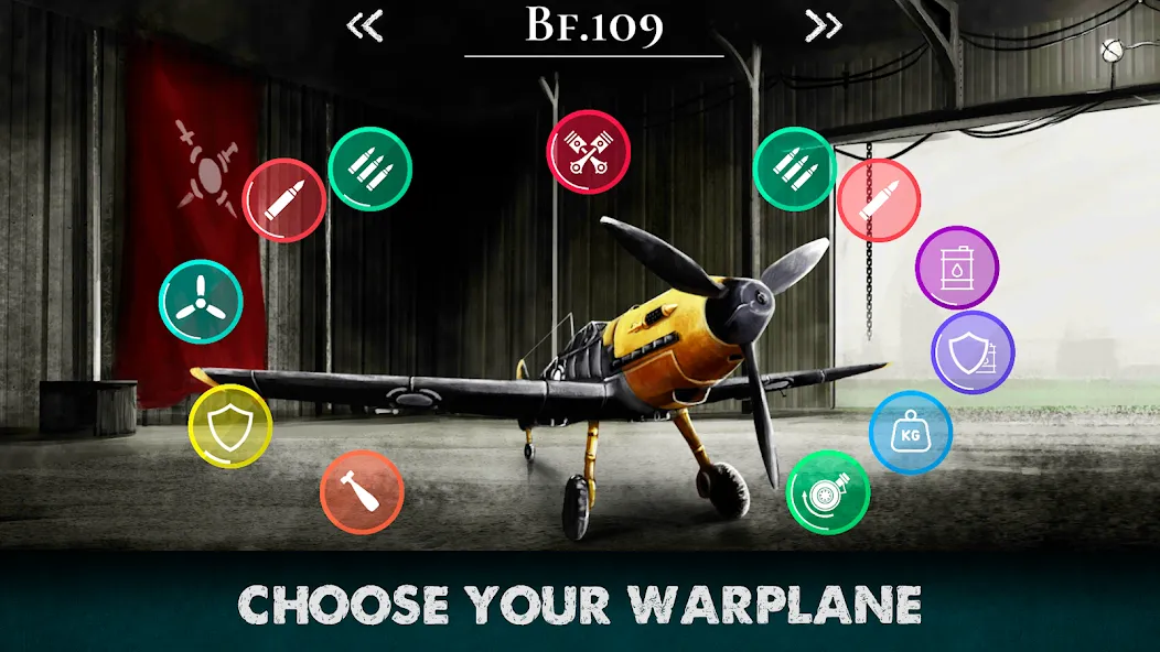 Warplanes Inc WW2 Plane & War  [МОД Unlocked] Screenshot 2