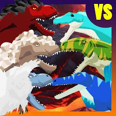 Взлом T-Rex Fights More Dinosaurs  [МОД Бесконечные деньги] - последняя версия apk на Андроид