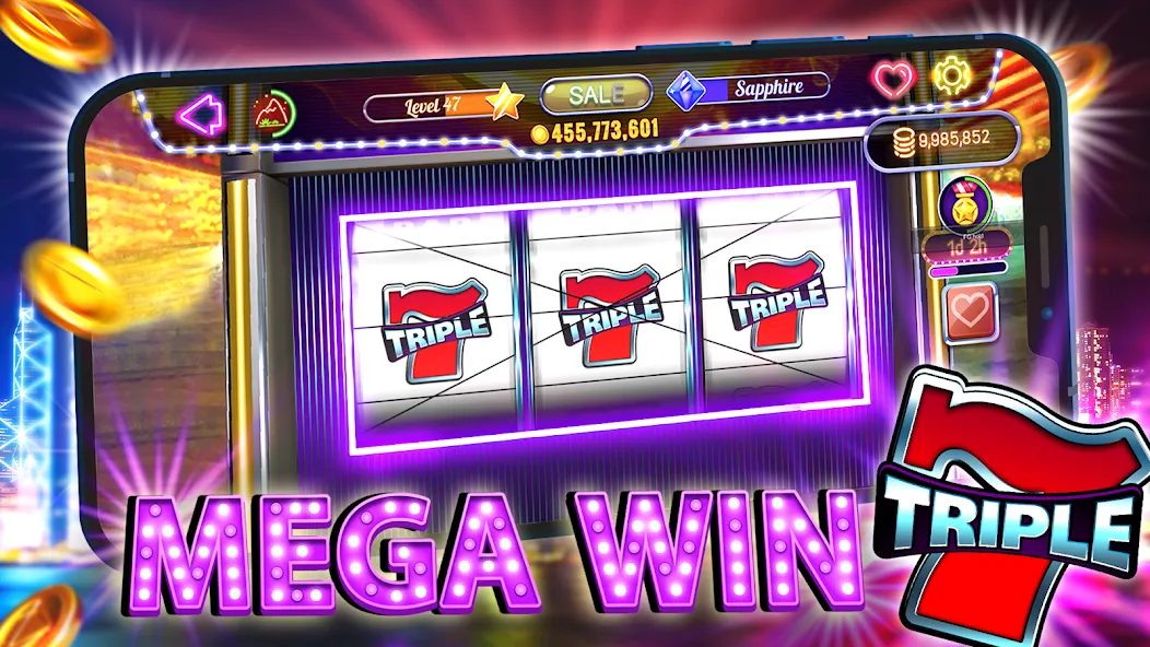 Old Vegas Slots - Casino 777 (Олд Вегас Слотс)  [МОД Бесконечные монеты] Screenshot 3