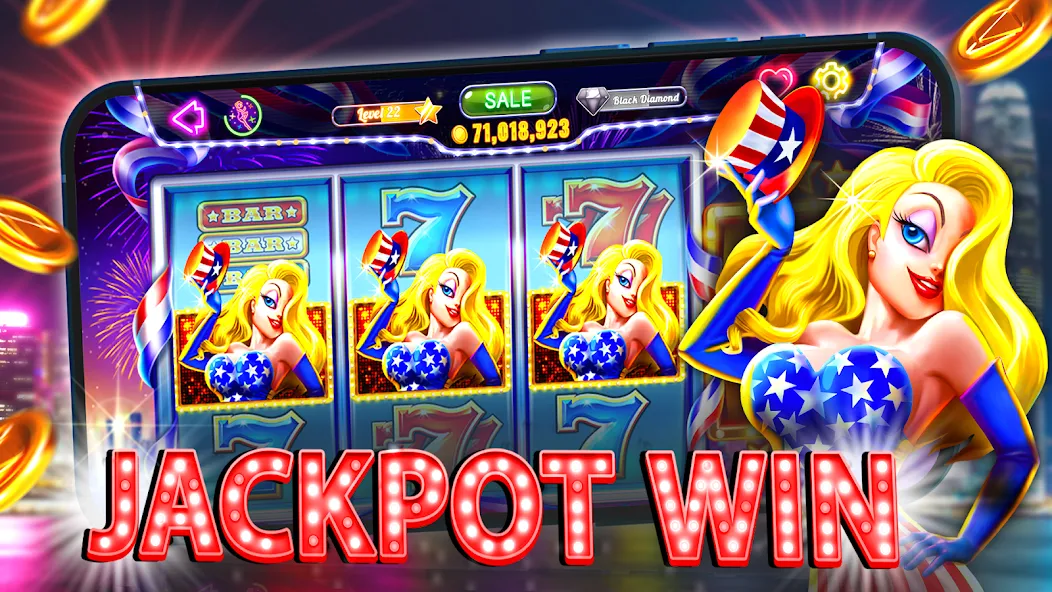 Old Vegas Slots - Casino 777 (Олд Вегас Слотс)  [МОД Бесконечные монеты] Screenshot 5