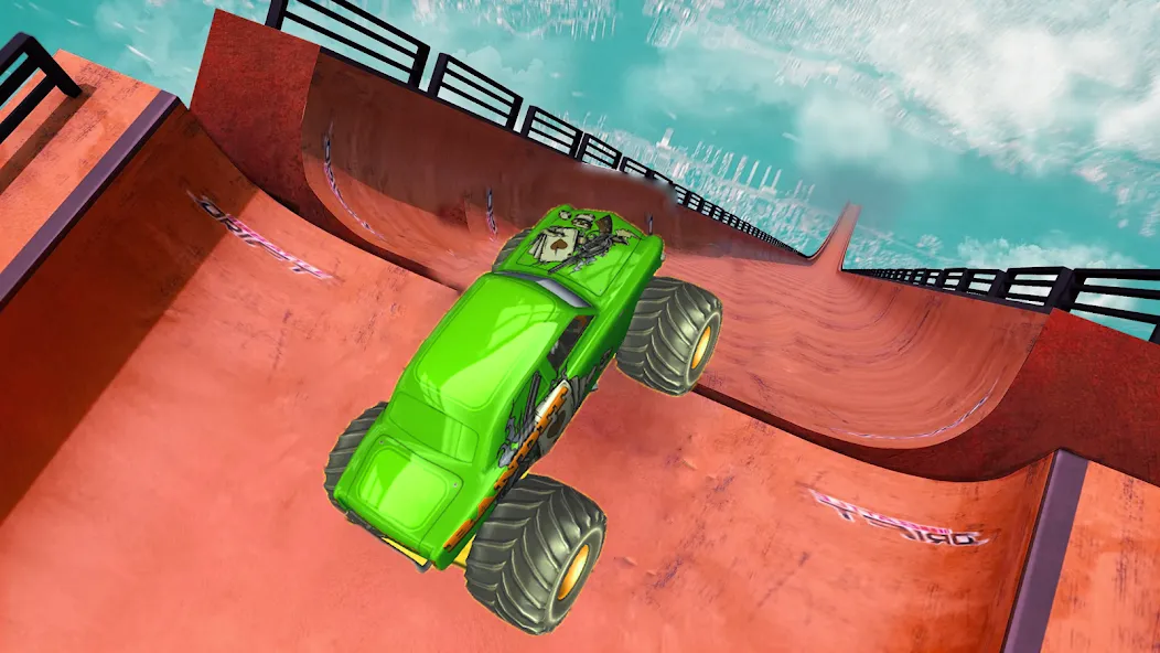 Monster Truck Car Game 3d (Монстр Трак Стант)  [МОД Mega Pack] Screenshot 4