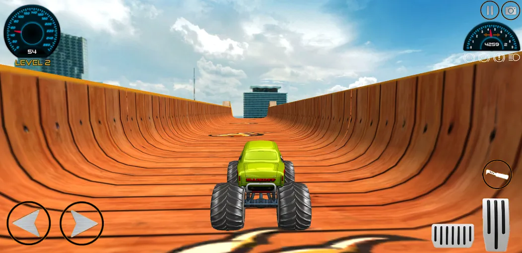 Monster Truck Car Game 3d (Монстр Трак Стант)  [МОД Mega Pack] Screenshot 5