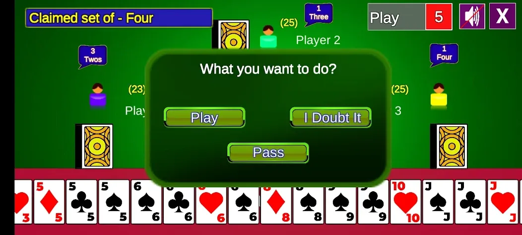 Bluff Card Game (Блеф карточная игра)  [МОД Unlocked] Screenshot 4