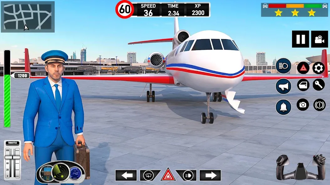 Plane Pilot Flight Simulator (Плейн Пилот Флайт Симулятор)  [МОД Много монет] Screenshot 3
