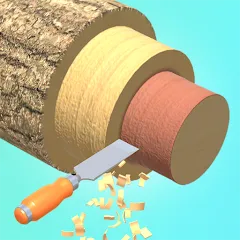 Скачать взломанную Wood Turning 3D - Carving Game  [МОД Много денег] - последняя версия apk на Андроид