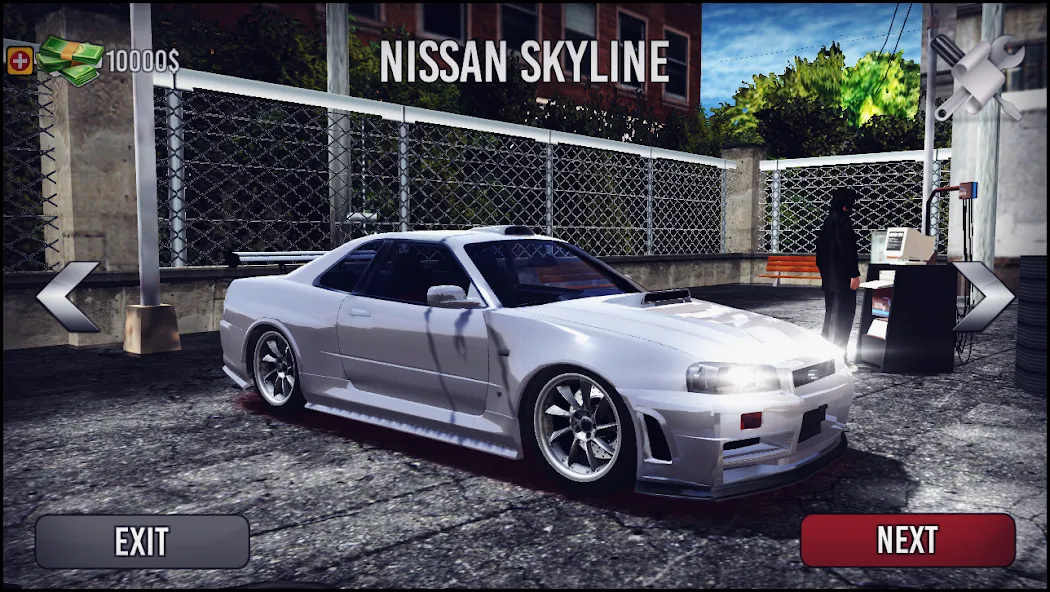 Skyline Drift Simulator (Скайлайн Дрифт Симулятор)  [МОД Menu] Screenshot 2