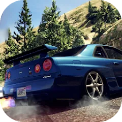 Скачать взлом Skyline Drift Simulator (Скайлайн Дрифт Симулятор)  [МОД Menu] - полная версия apk на Андроид