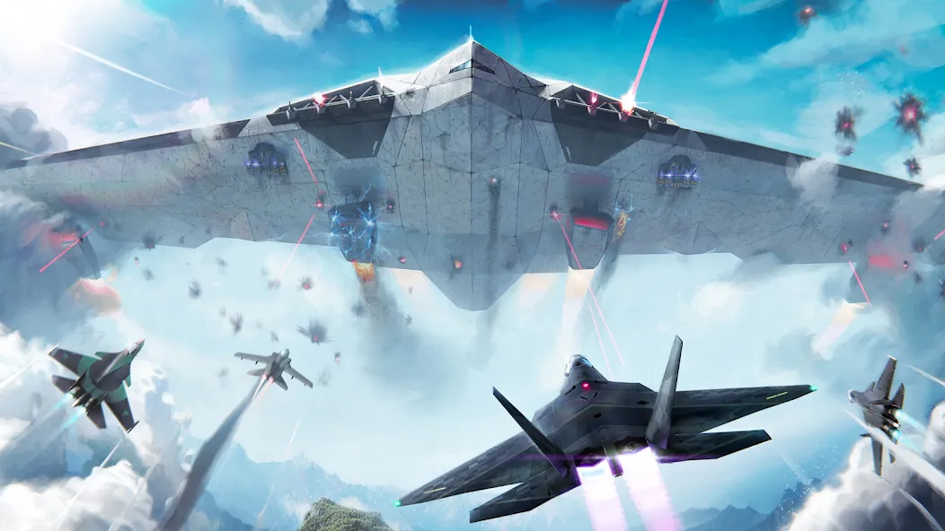 Modern Warplanes: PvP Warfare (Модерн Варплейнс)  [МОД Меню] Screenshot 2