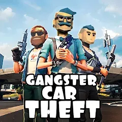 Взлом Gangster Car Theft Games (Гангстерская автомобильная война игр)  [МОД Много монет] - полная версия apk на Андроид