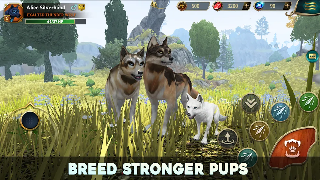 Wolf Tales - Wild Animal Sim (Вулф Тейлс)  [МОД Все открыто] Screenshot 1