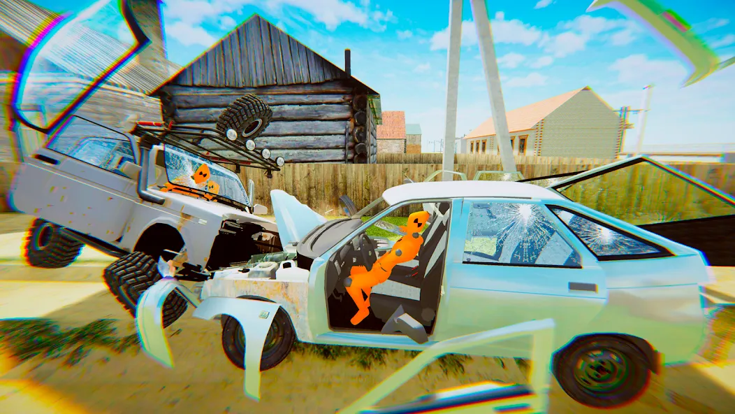 VAZ Crash Test Simulator 2  [МОД Много денег] Screenshot 2