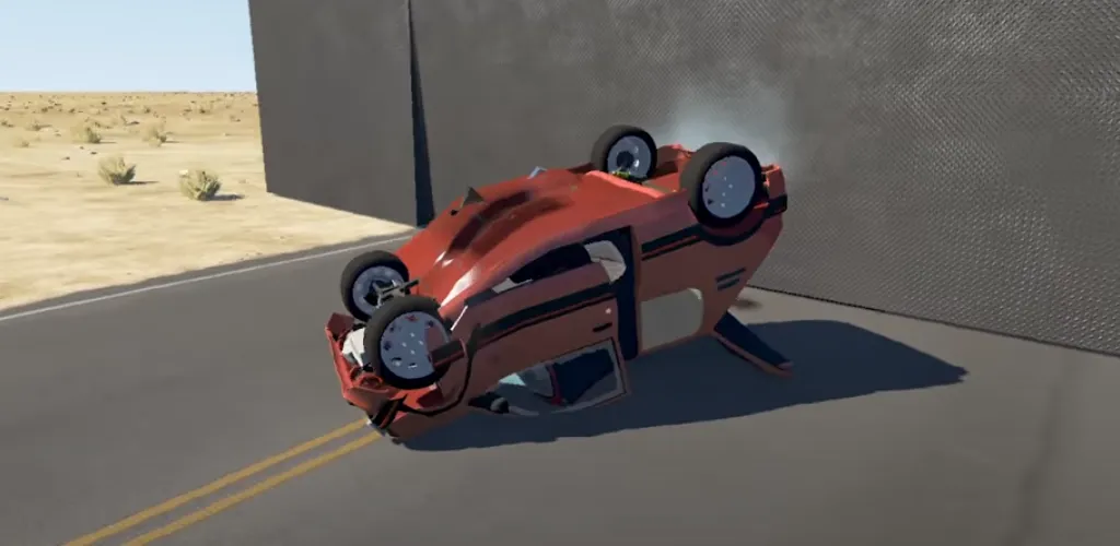 Realistic Car Crash Simulator  [МОД Mega Pack] Screenshot 1