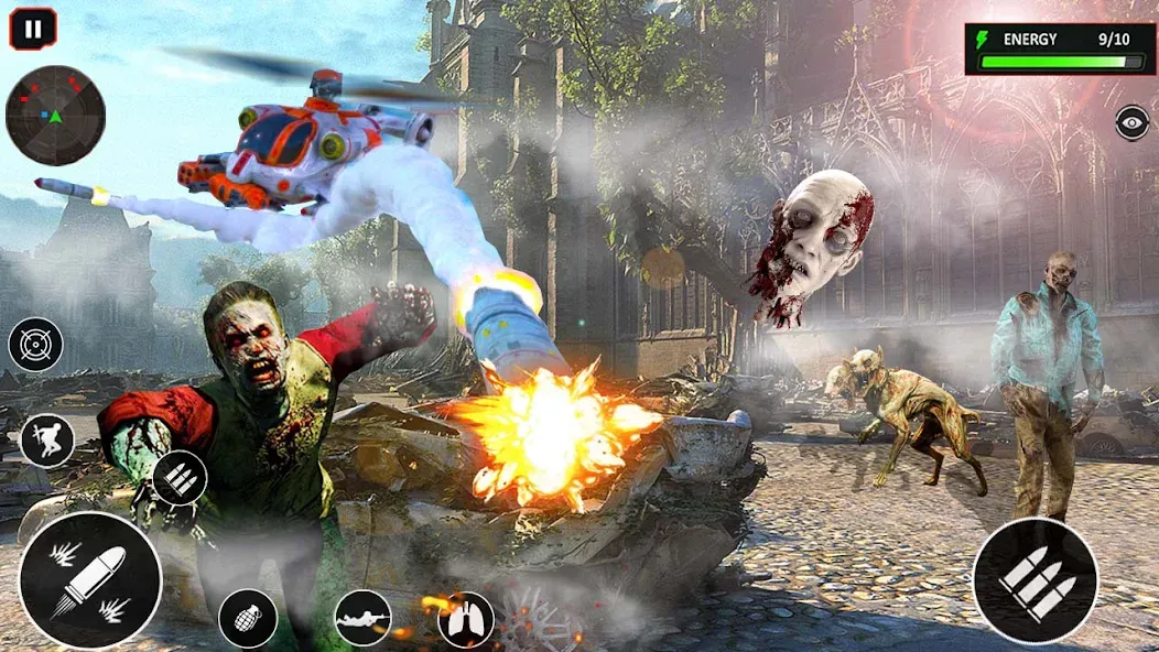 Sniper Zombie Shooting (Зомби стреляющая оффлайн игра)  [МОД Все открыто] Screenshot 2