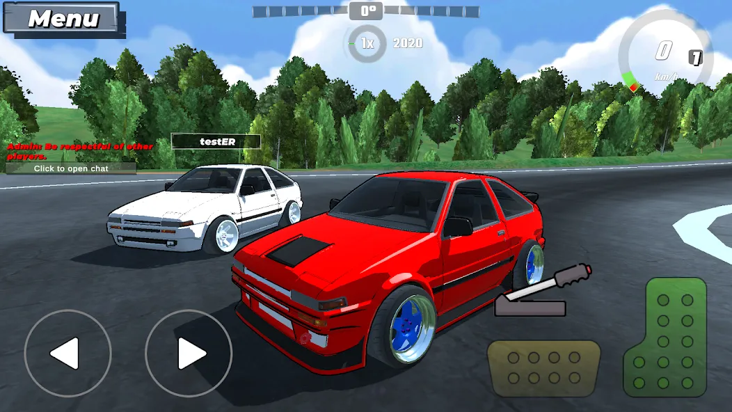 Drift King: Online (Дрифт Кинг)  [МОД Unlocked] Screenshot 1