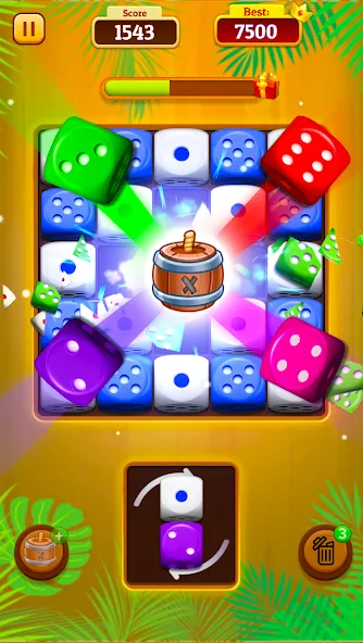 Dice Merge: Dice Mania Game (Дайс Мердж)  [МОД Unlimited Money] Screenshot 2