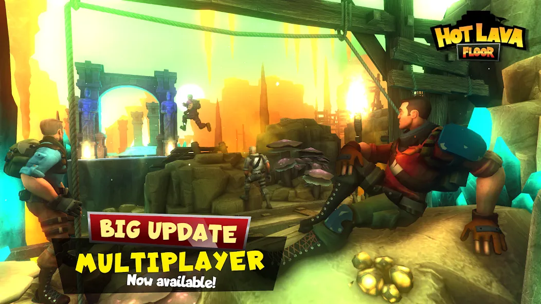 Hot Lava Floor: Urban Escape (Хот Лава Флор)  [МОД Бесконечные деньги] Screenshot 1