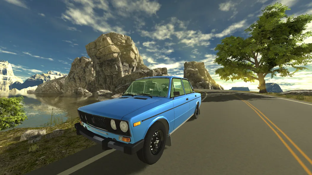 Russian Car Lada 3D  [МОД Все открыто] Screenshot 1