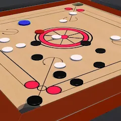 Скачать взломанную Carrom Board Clash : Pool game (Карром борд пул игра)  [МОД Бесконечные монеты] - полная версия apk на Андроид