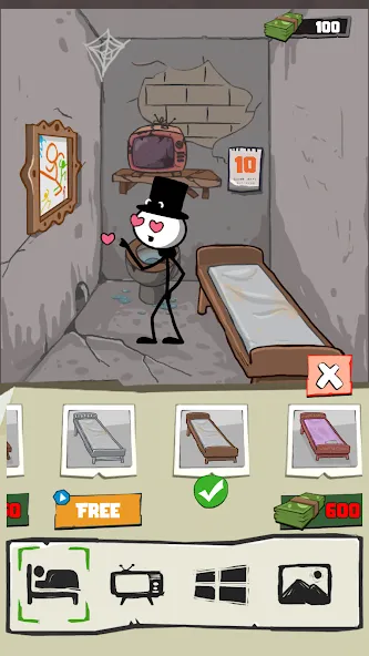 Prison Break: Stick Story (Призон Брейк)  [МОД Много монет] Screenshot 3