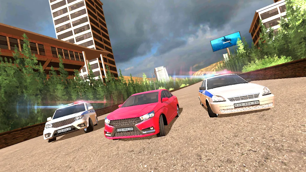 Police Car Chase  [МОД Меню] Screenshot 3