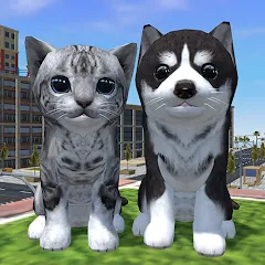 Скачать взлом Cute Cat And Puppy World (Кьют Кэт Энд Паппи Ворлд)  [МОД Unlocked] - стабильная версия apk на Андроид