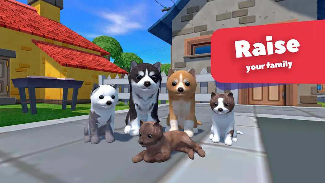 Dog Simulator - Animal Life  [МОД Menu] Screenshot 1