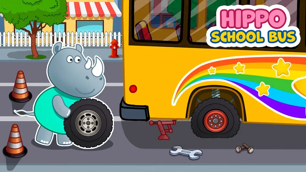 Kids School Bus Adventure  [МОД Меню] Screenshot 4