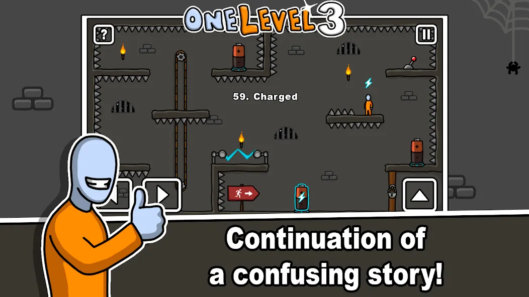 One Level 3 Stickman Jailbreak (Один Уровень 3)  [МОД Mega Pack] Screenshot 1