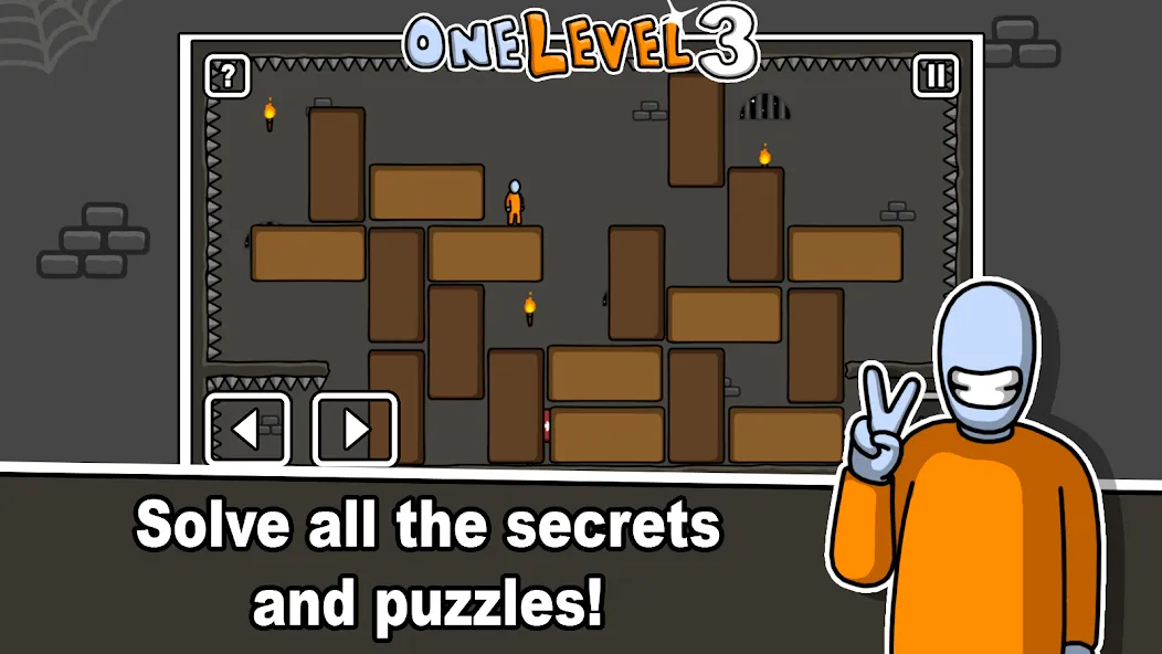 One Level 3 Stickman Jailbreak (Один Уровень 3)  [МОД Mega Pack] Screenshot 4