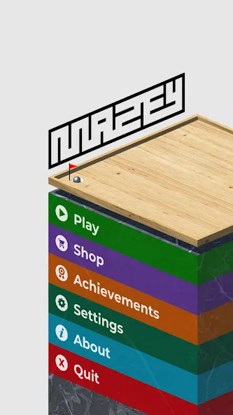 Mazey - Wooden Tilt Maze Game (Мазей)  [МОД Много монет] Screenshot 1