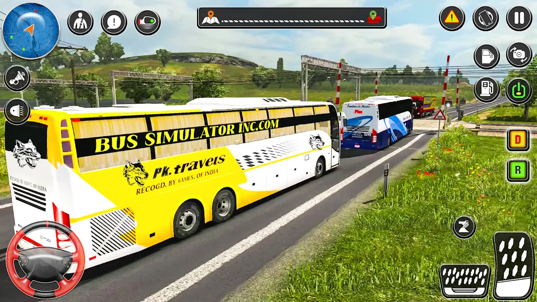 City Coach Bus City Bus Games  [МОД Бесконечные монеты] Screenshot 2