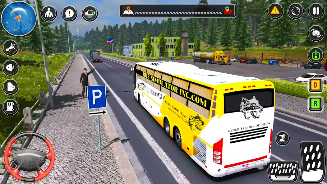 City Coach Bus City Bus Games  [МОД Бесконечные монеты] Screenshot 5