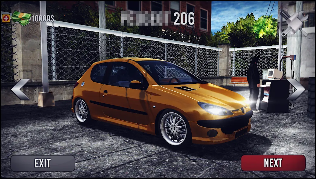 206 Drift Simulator (Дрифт Симулятор)  [МОД Unlimited Money] Screenshot 1