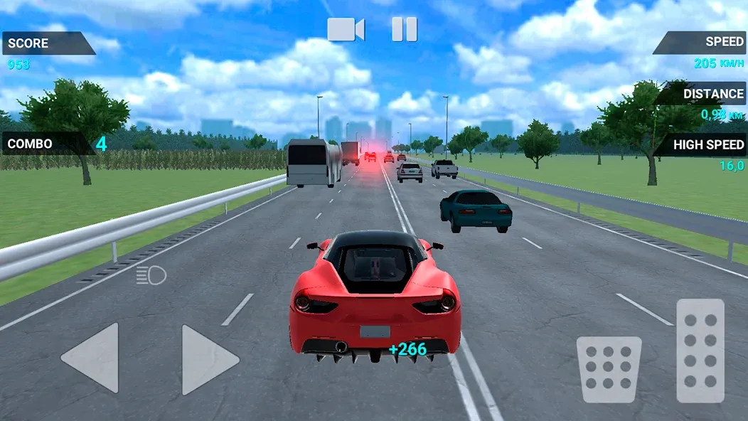 Traffic Racer Speeding Highway (Трафик Рейсер Скоростная Шоссе)  [МОД Все открыто] Screenshot 2