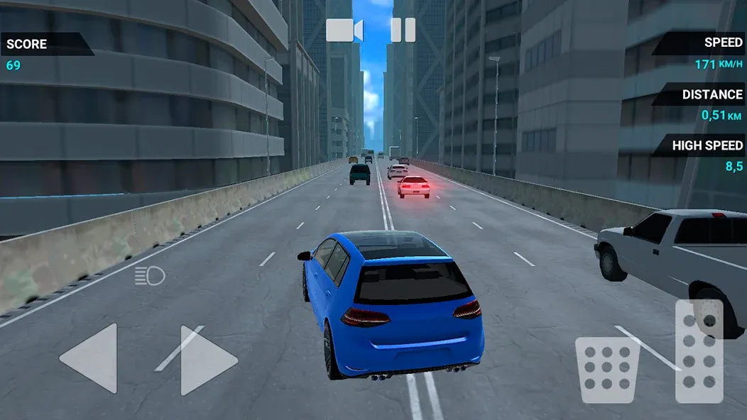 Traffic Racer Speeding Highway (Трафик Рейсер Скоростная Шоссе)  [МОД Все открыто] Screenshot 5