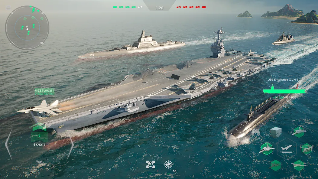 Modern Warships: Naval Battles (МОДЕРН ВАРШИПС)  [МОД Menu] Screenshot 2