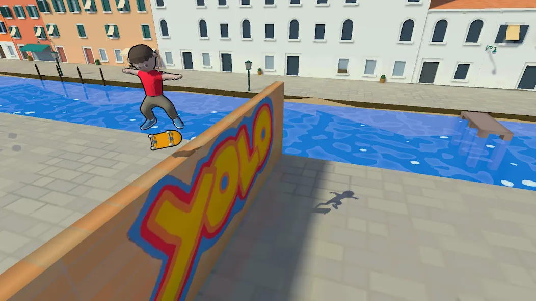 Skate King: Skateboard Stunts (Скейт Кинг)  [МОД Много денег] Screenshot 2