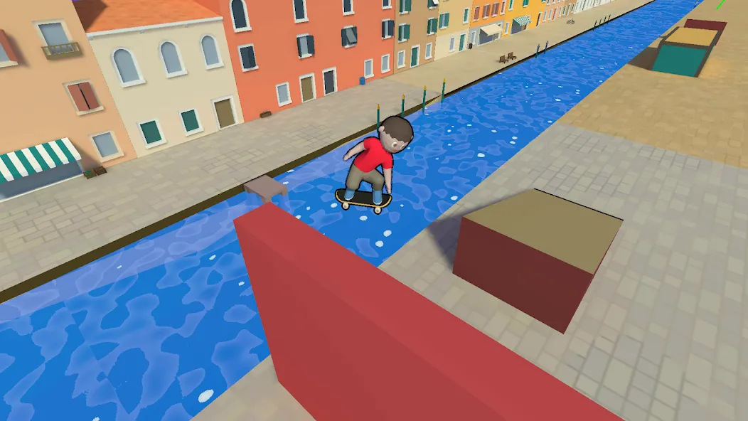 Skate King: Skateboard Stunts (Скейт Кинг)  [МОД Много денег] Screenshot 4