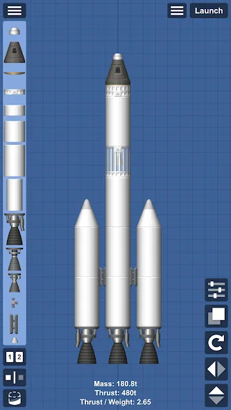 Spaceflight Simulator (Спейсфлайт Симулятор)  [МОД Бесконечные монеты] Screenshot 1