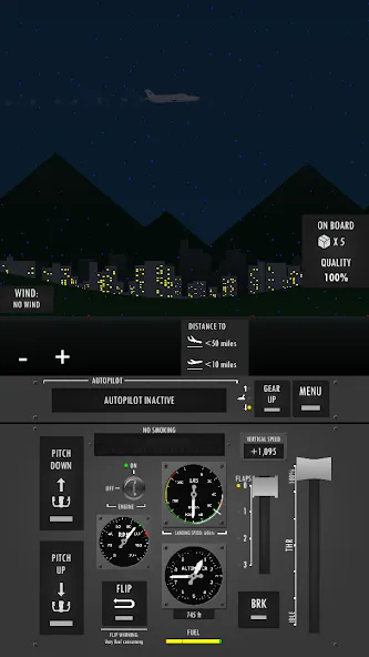 Flight Simulator 2d - sandbox  [МОД Menu] Screenshot 3