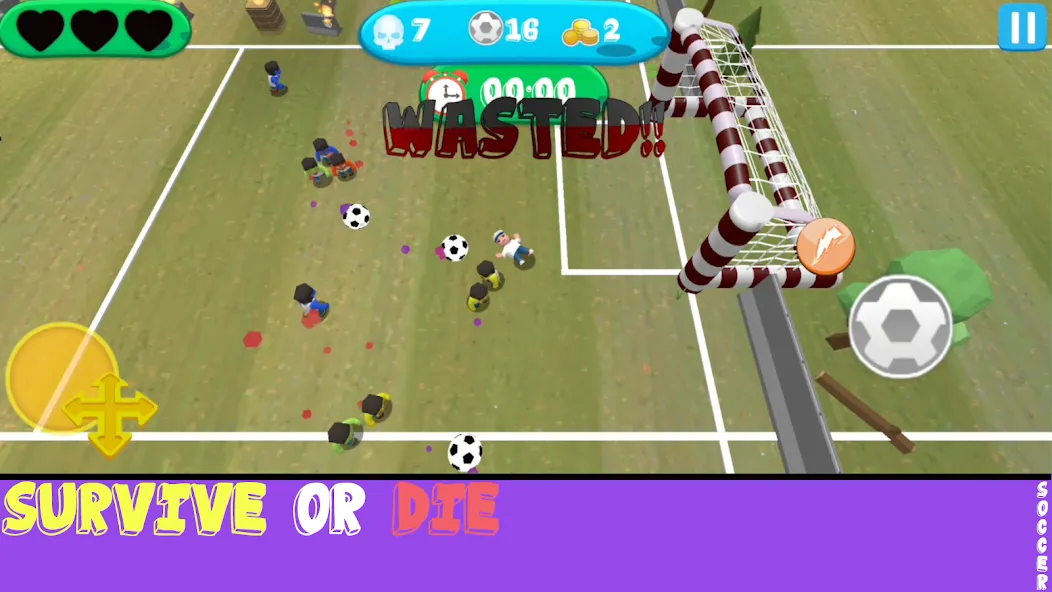 Soccer Apocalypse Survival (Соккер Апокалипсис Сурвивал)  [МОД Unlocked] Screenshot 2