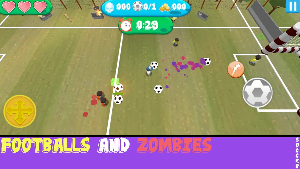 Soccer Apocalypse Survival (Соккер Апокалипсис Сурвивал)  [МОД Unlocked] Screenshot 4