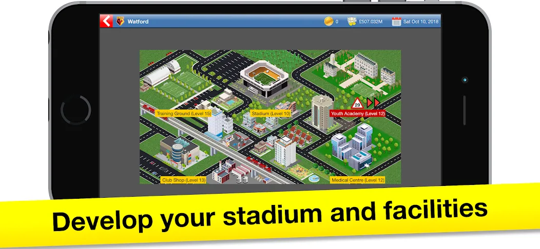 Soccer Tycoon: Football Game  [МОД Много денег] Screenshot 2